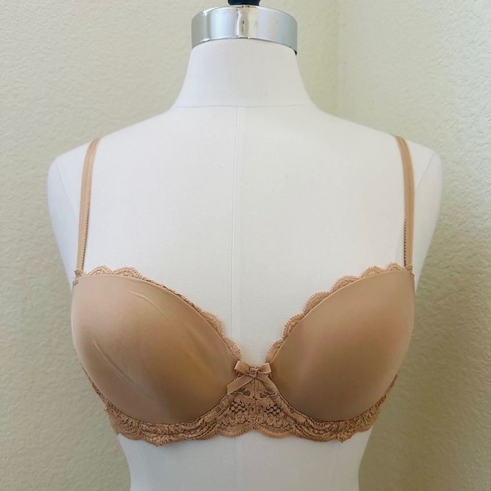 VS Dream Angel Lined Demi Bra - Size 34B